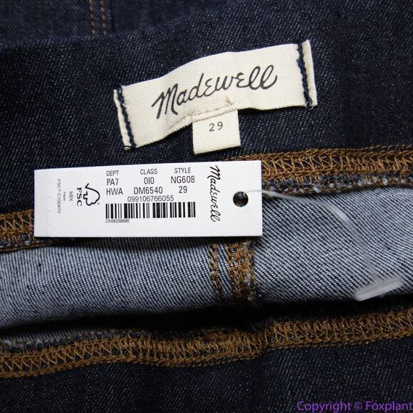 NEW Madewell Pull-On Skinny Flare Jeans in Havenley Wash, 29 - Picture 11 of 15